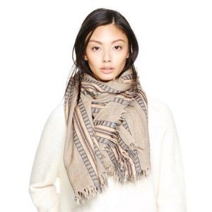 Aritzia Wilfred Striped Blanket Scarf